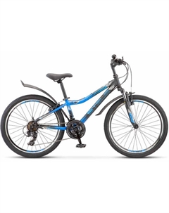 Велосипед Navigator-410 V 21-sp 24 (12" Черный/Синий) EP-00005979 Stels