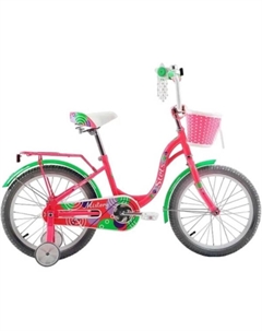 Велосипед Mistery C 18 (11.2" Розовый/Зеленый) JU135613 Stels