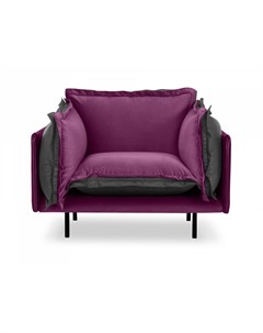 Кресло barcelona фиолетовый 117x82x110 см Ogogo