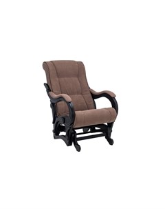 Кресло глайдер коричневый 68x105x99 см Комфорт