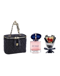 Подарочный набор My Way+Cумочка+Букет 50 Giorgio armani