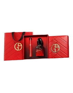 Подарочный набор Sì Passione Eau de Parfum Intense+Lip Maestro 30 Giorgio armani