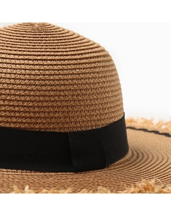 Шляпа женская, цв.светло-коричневый, р-р 58 Minaku