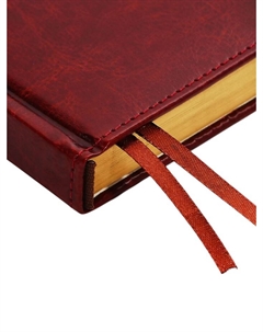 Ежедневник недатированный А5, 136 листов в линейку, кожзам «Небраска», золотой срез, коричневый Calligrata