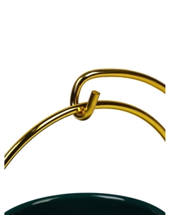 Декоративное кашпо для цветов «Рикард», 200 мл, d=7.5 см, h=15.5 см, керамическое, на подставке, зелёное Take it easy