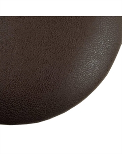 Табурет для кухни «. Ультра» с кольцом, искусственная кожа, цвет серебристый металлик, шоколад Клик мебель