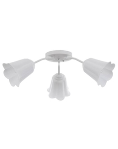 Люстра на потолок «Онлайн», 3×15 Вт, Е27, белый Bayerlux