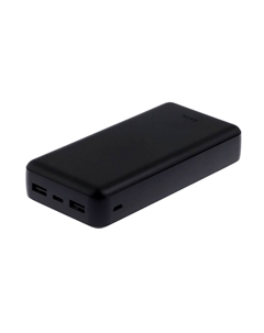 Внешний аккумулятор Hoco J100А, 20000 мАч, 2 USB, 2 А, дисплей, чёрный