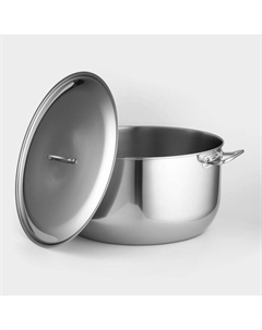 Кастрюля, 35 л, d=45 см, h=21.5 см, цельнотянутая, нержавеющая сталь Amet