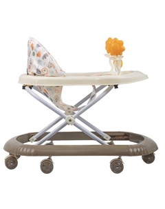 Ходунки FLY, 7 колес, музыкальные,, бежевый Indigo