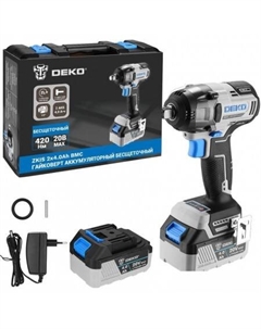 Гайковерт ZKIS Set 083-1087 (с 2-мя АКБ, кейс) Deko