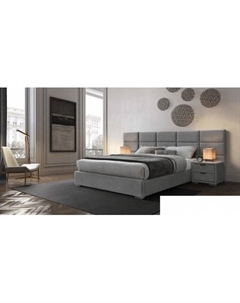 Кровать Levanter 160 (серый) Halmar