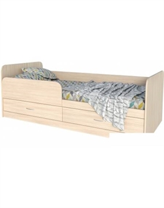 Кровать Анеси-5 (дуб молочный) Интерлиния