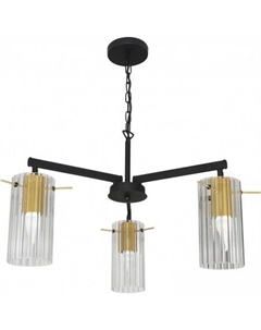 Подвесная люстра Эсми 231 НСБ 01-3x60-172 Е27 1005405248 (черный/золото) Элетех