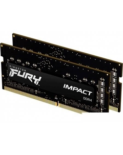 Оперативная память FURY Impact 2x8GB DDR4 SODIMM PC4-25600 KF432S20IBK2/16 Kingston