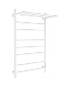 Полотенцесушитель Ferrum Вид 10 СНШ с полкой 80/50 Белый матовый, скрытого монтажа, таймер справа Маргроид