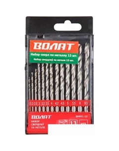 Набор сверл 86001-13 (13 предметов) Волат
