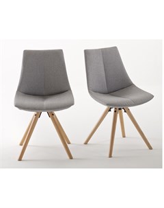 Комплект стульев asting серый 48x81x54 см Laredoute