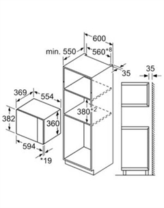 Микроволновая печь BFL554MW0 Bosch