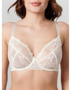 Бюстгальтер женский кремовый кружевной Mark formelle