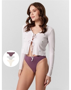 Трусы бразилиана женские в наборе: 3 шт Mark formelle