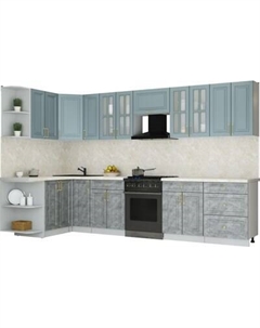 Кухонный гарнитур Интерлиния Мила Шато 1.5x3.3 LV