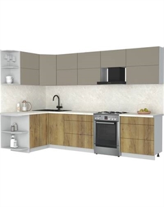 Кухонный гарнитур Интерлиния Мила Матте 1.5x3.1 Б