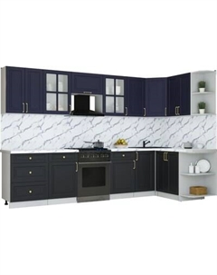 Кухонный гарнитур Интерлиния Мила Шато 1.5x3.2 PR