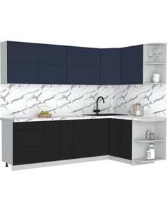 Кухонный гарнитур Интерлиния Мила Матте 1.5x2.6 А PR