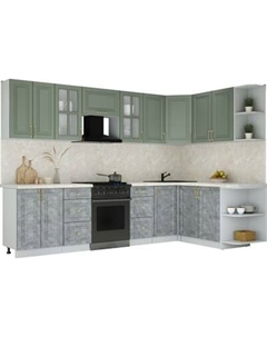Кухонный гарнитур Интерлиния Мила Шато 1.7x3.0 PR