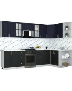 Кухонный гарнитур Интерлиния Мила Шато 1.5x3.0 PR