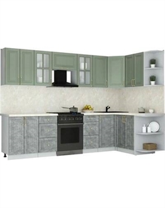 Кухонный гарнитур Интерлиния Мила Шато 1.5x3.0 PR