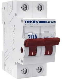 Выключатель нагрузки 2П 20А / TKE-PZ60-MDSI-2-20 Tokov electric