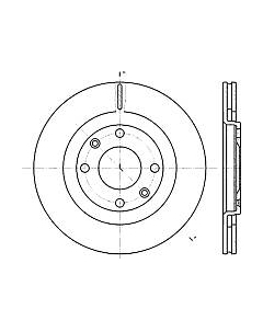 Тормозной диск 60209915VSX Stellox