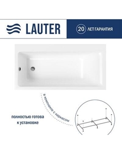 Ванна акриловая Lauter Seraphina 160x80 / 2112160L