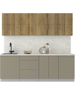 Кухонный гарнитур Интерлиния Мила Матте 2.3 А