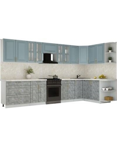 Кухонный гарнитур Интерлиния Мила Шато 1.7x3.6 PR