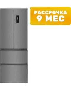 Холодильник с морозильником Maunfeld MFF180NFSE01