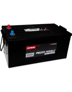 Автомобильный аккумулятор Patron Power PB225-1550LC Патрон