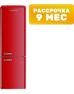 Холодильник с морозильником MFF186NFRR Maunfeld