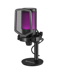 Микрофон игровой стрим Defender Impulse GMC 600 USB RGB провод 1.7м