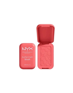 Стойкие компактные румяна Buttermelt Powder Blush Nyx professional makeup