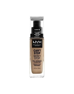 Стойкий тональный крем Can't Stop Won't Stop Nyx professional makeup