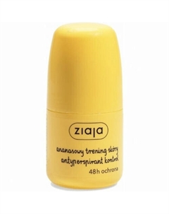 Женский антиперспирант с кофеином и экстрактом ананаса Ziaja