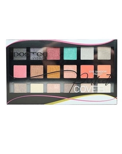 Палетка теней Визаж Совершенное покрытие (18 цветов) Poeteq