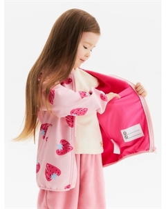 Ветровка на флисе детская «Клубника», рост 122 см Kaftan