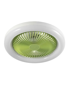 Светильник с ПДУ "Вихрь" LED 30Вт 6000К зеленый 25х25х15см Bayerlux