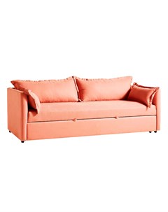 Мягкий раскладной диван brevor оранжевый 220x80x95 см Myfurnish