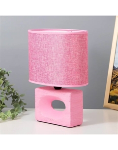 Настольная лампа "Мишель" Е14 40Вт розовый 12,5х20х27 см Risalux