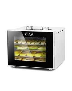 Сушилка для овощей и фруктов Kitfort КТ-1915-1, 340 Вт, 4 яруса, 230х180 мм, белая